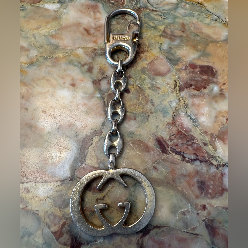 GUCCI Authentic Logo Key Chain
Interlocking G
